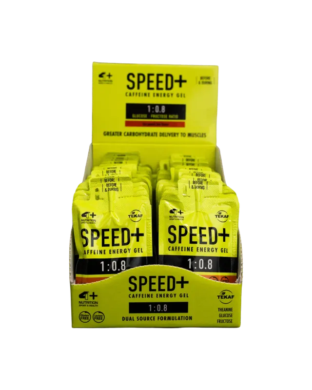 4 Plus Nutrition Speed+ Gel Energetico 50 ml Lemon Caffeina
