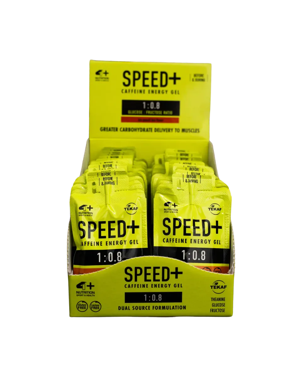 4 Plus Nutrition Speed+ Gel Energetico 50 ml Lemon Caffeina