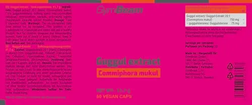 GymBeam Guggul capsule vegane 75 mg guggulsteroni