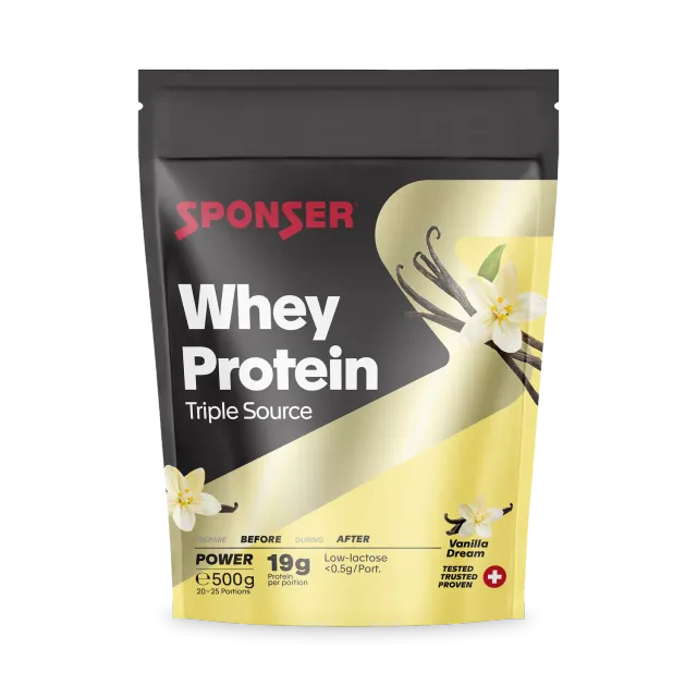 Sponser Whey Triple Source Proteine Vaniglia 500 g Siero