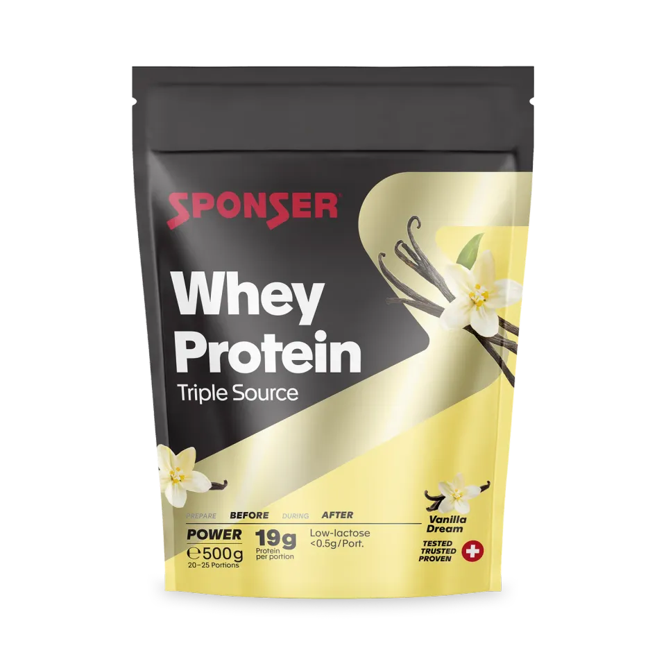 Sponser Whey Triple Source Proteine Vaniglia 500 g Siero