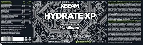 GymBeam XBeam Hydrate XP elettroliti mela verde 112,5 g