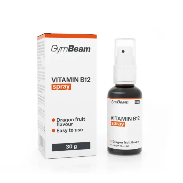 Gym Beam Vitamina B12 spray metilcobalamina dragon fruit