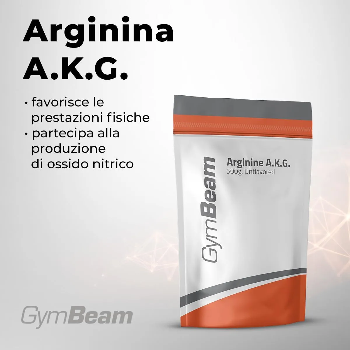 GymBeam Arginina AKG polvere 500 g neutra 5000 mg