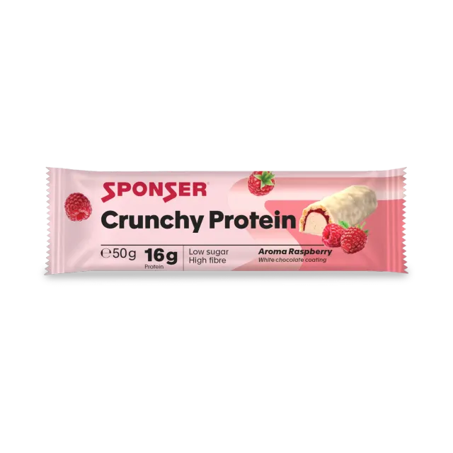 Sponser Crunchy Protein barretta Raspberry 50 g 16 g proteine