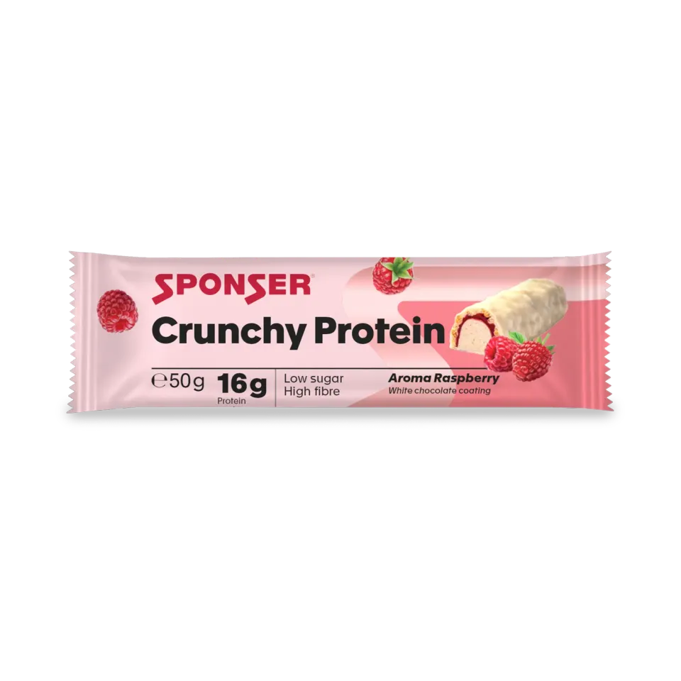 Sponser Crunchy Protein barretta Raspberry 50 g 16 g proteine