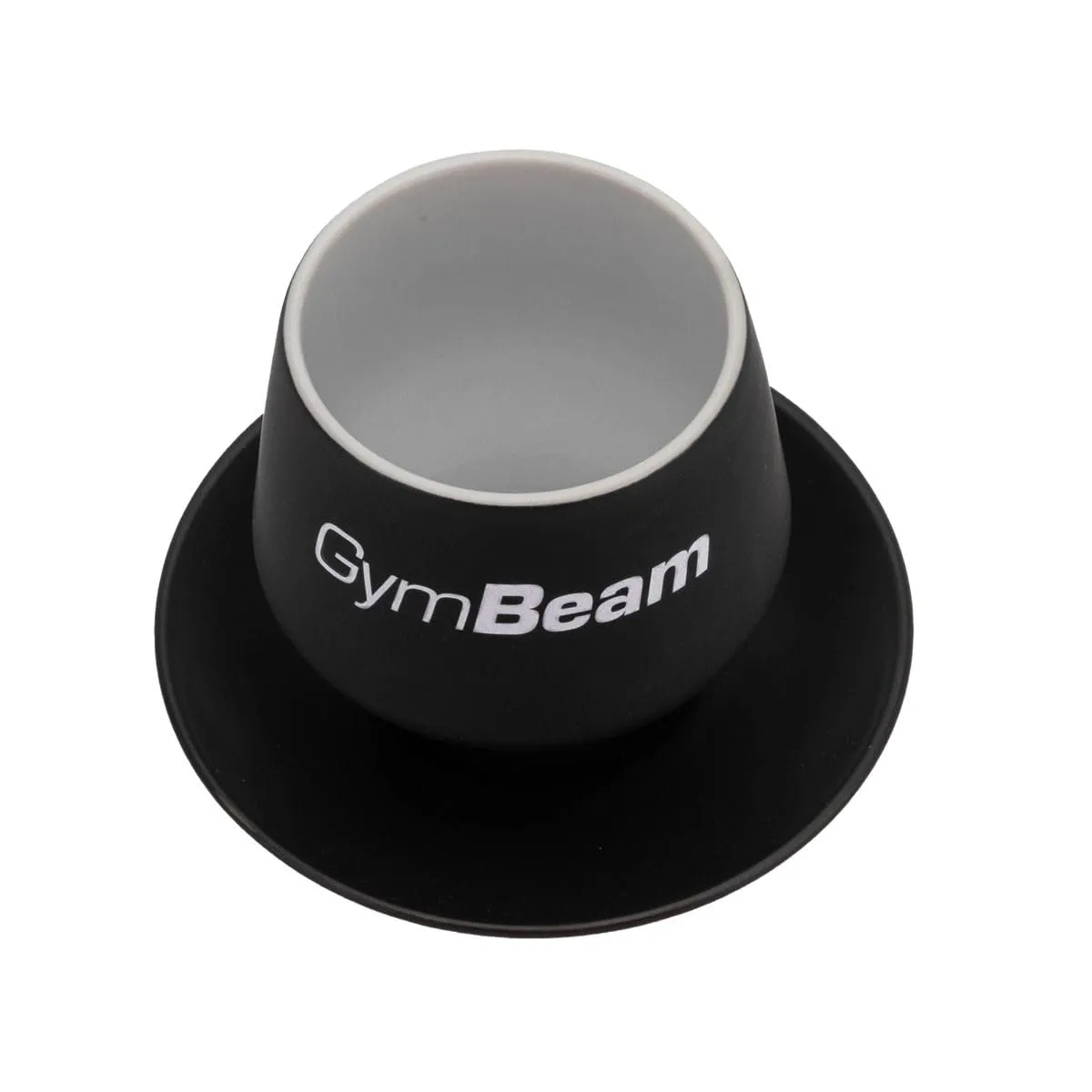 GymBeam tazza ceramica opaca 190 ml con piattino