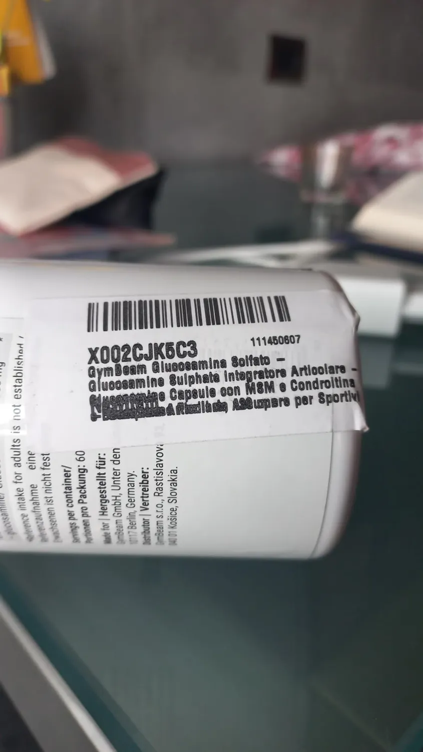 GymBeam Glucosamina Solfato capsule 120 cpr articolazioni