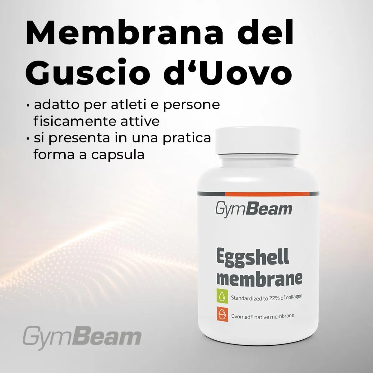GymBeam Membrana Uovo Integratore 60 cps