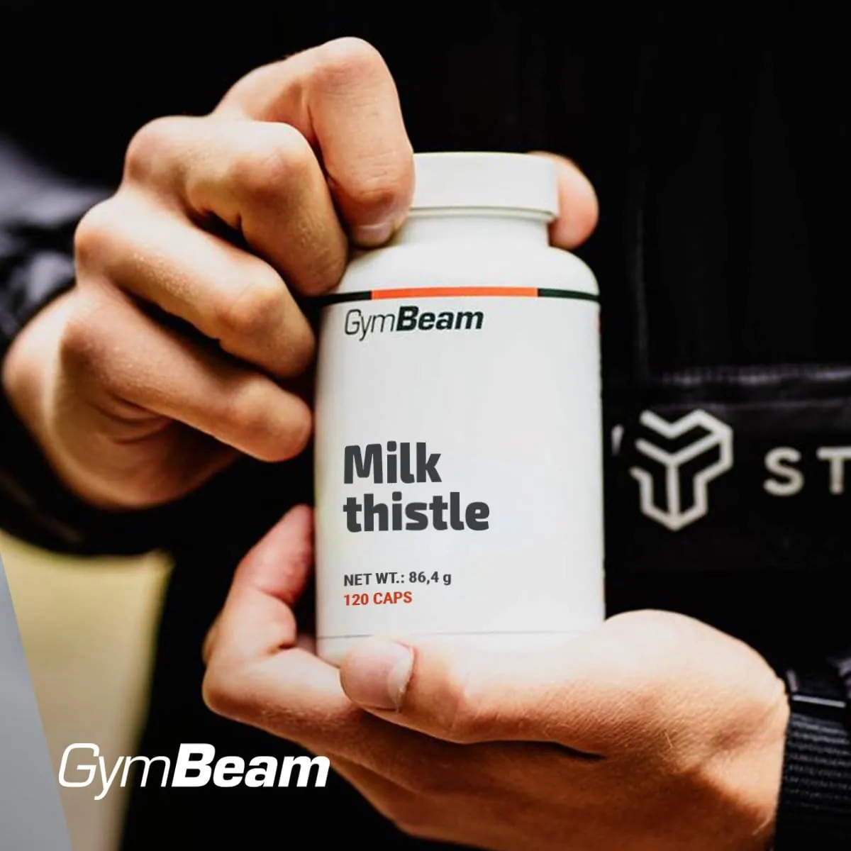 GymBeam Cardo Mariano capsule silimarina 80% fegato