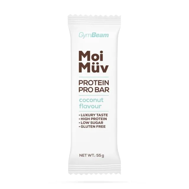 GymBeam MoiMuv Pro Barretta Proteica 12x55g Cocco Cioccolato