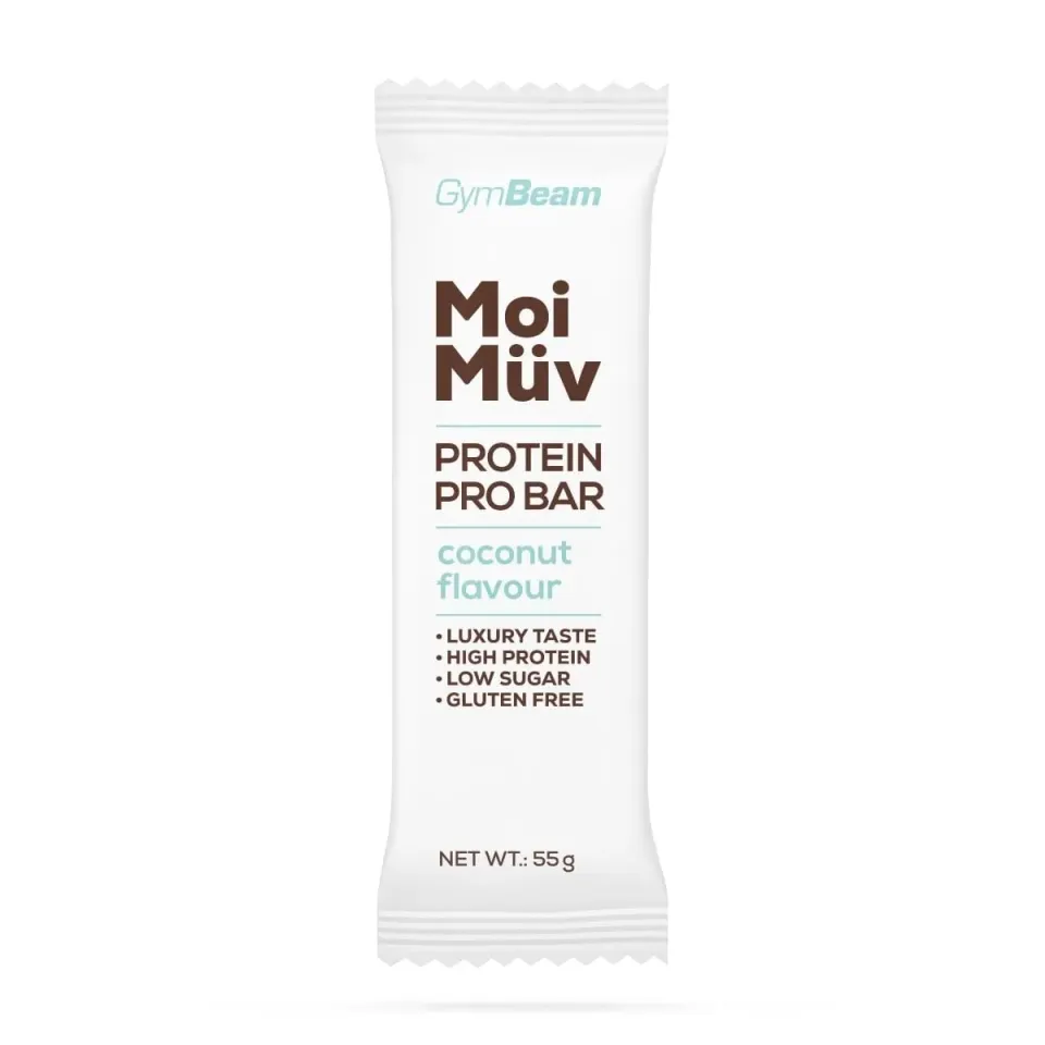 GymBeam MoiMuv Pro Barretta Proteica 12x55g Cocco Cioccolato
