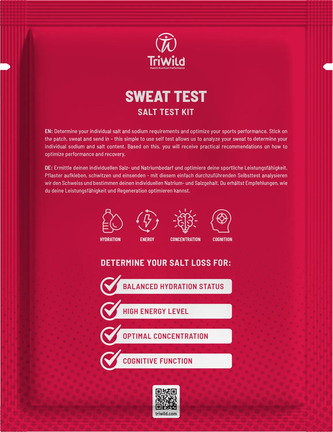 Sponser Sweat Test Analisi Sudore Sodio Kit Casa