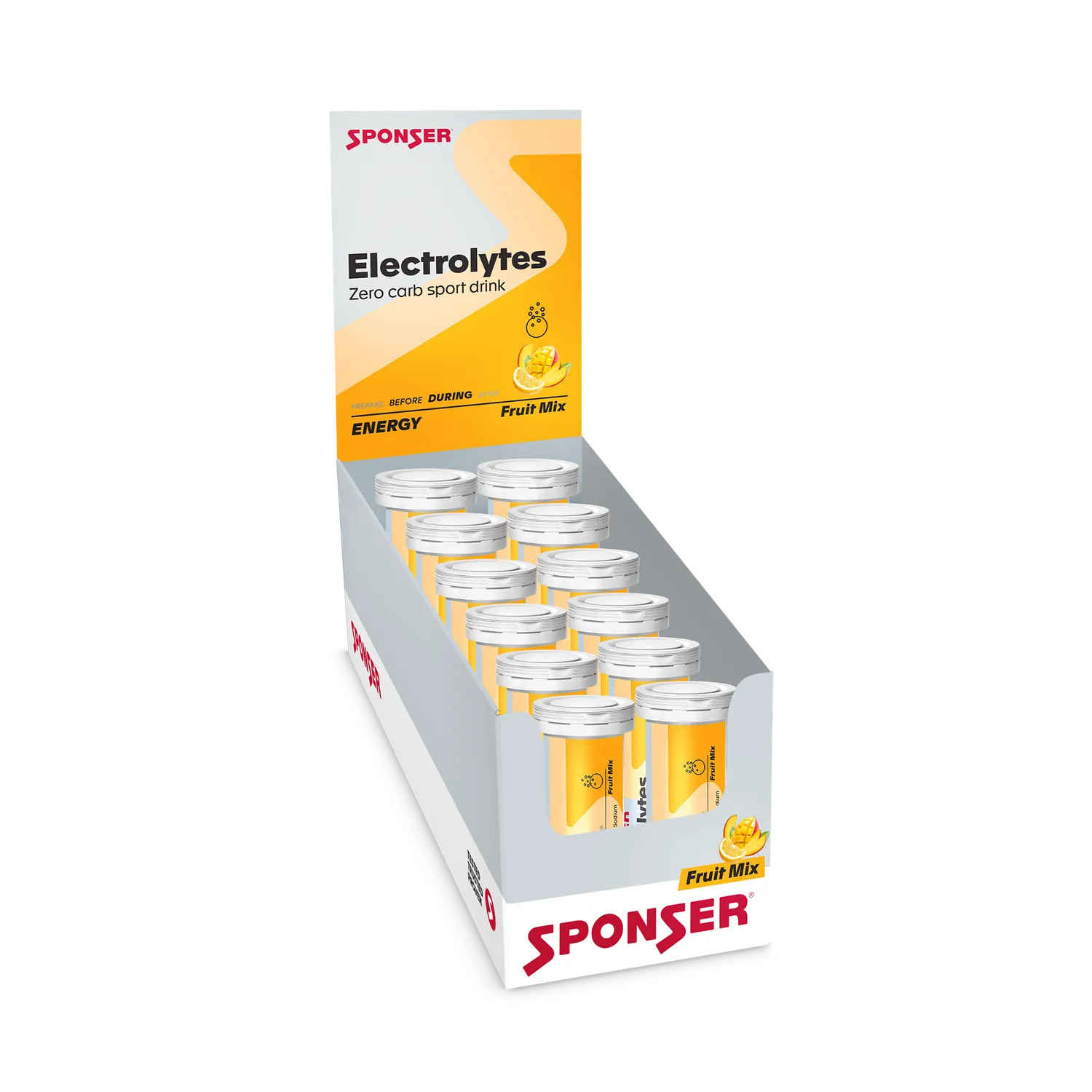 Sponser Electrolytes sali fruit mix 10 tabs zero carb