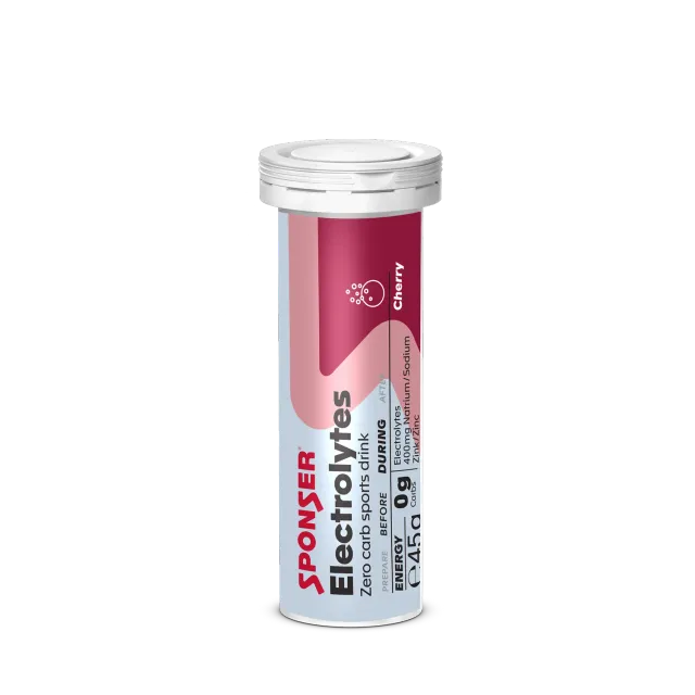 Sponser Electrolytes pastiglie Cherry 10 tabs zero zuccheri