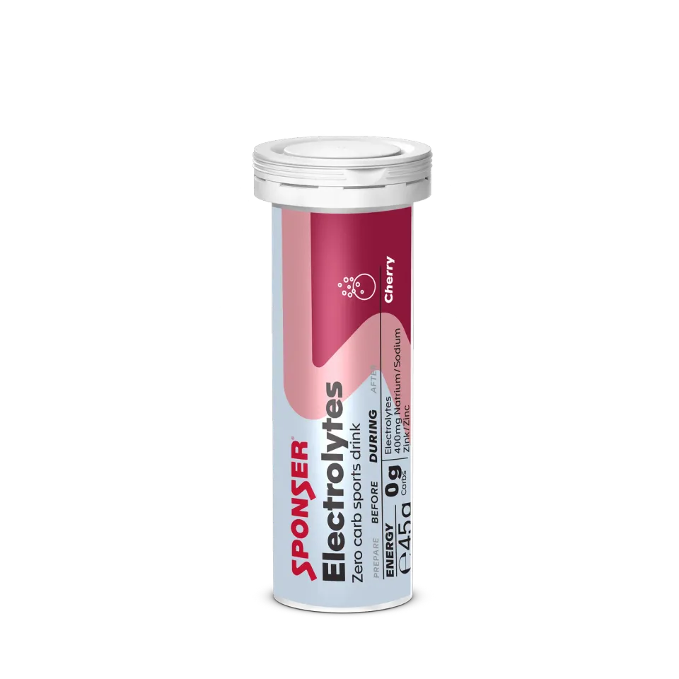 Sponser Electrolytes pastiglie Cherry 10 tabs zero zuccheri