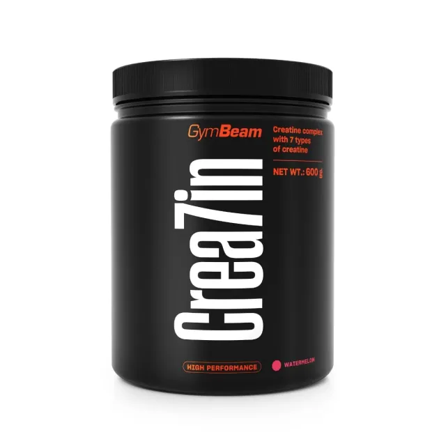 GymBeam Crea7in creatina polvere 600 g watermelon 7 tipi