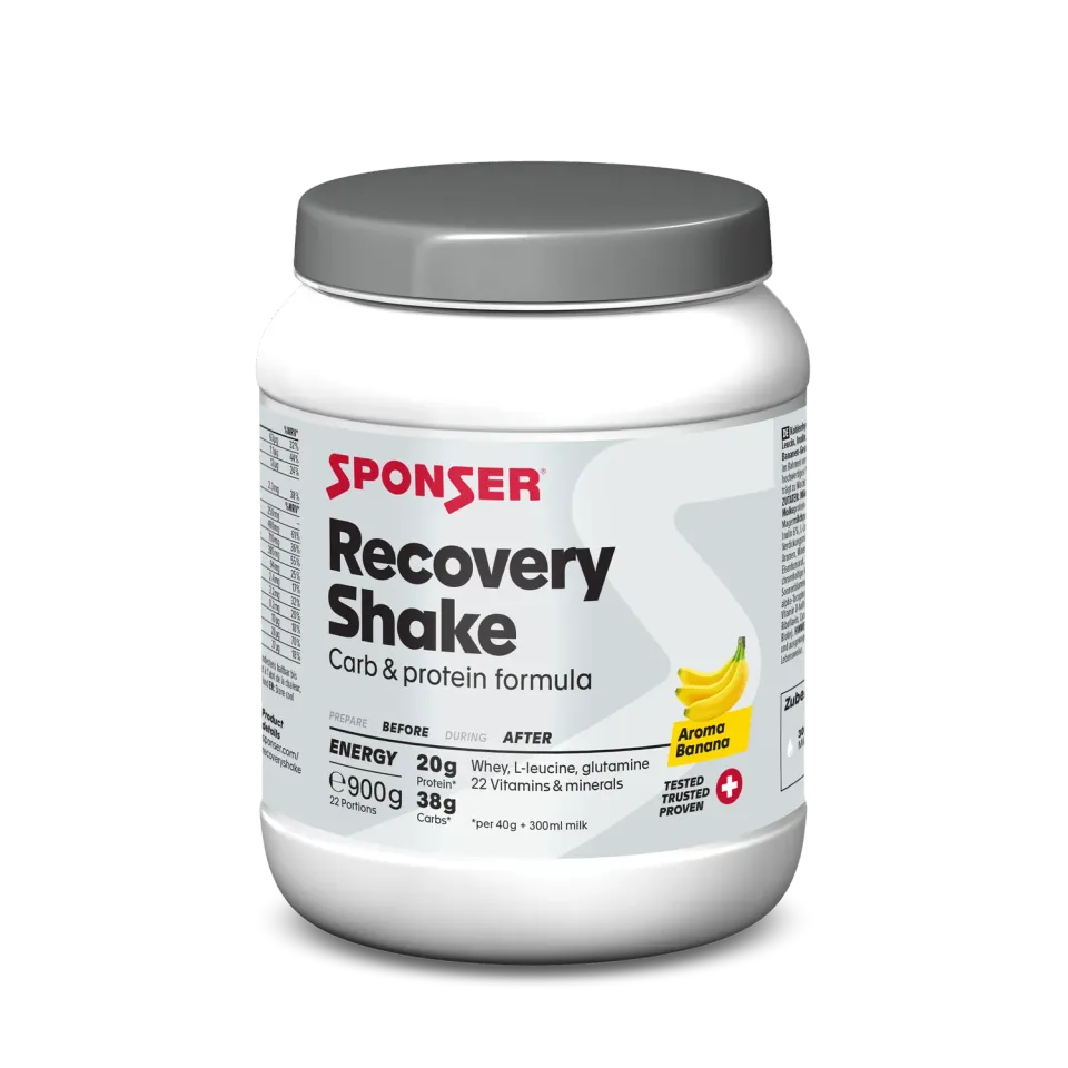 Sponser Recovery Shake shake banana 900 g post allenamento