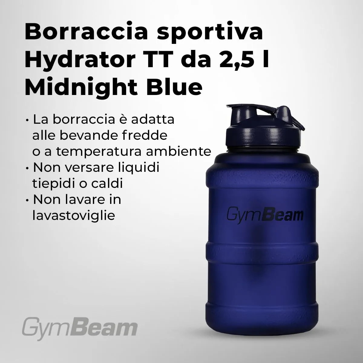 GymBeam Hydrator TT borraccia 2,5 L blu notte