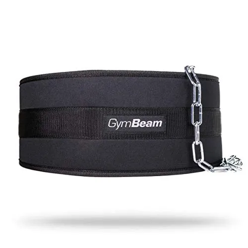 GymBeam Dip Belt Cintura Pesi EVA 50 kg con Catena