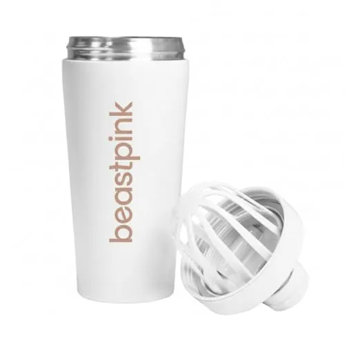 GymBeam Steel Shaker Termico Acciaio 650 ml Doppia Parete