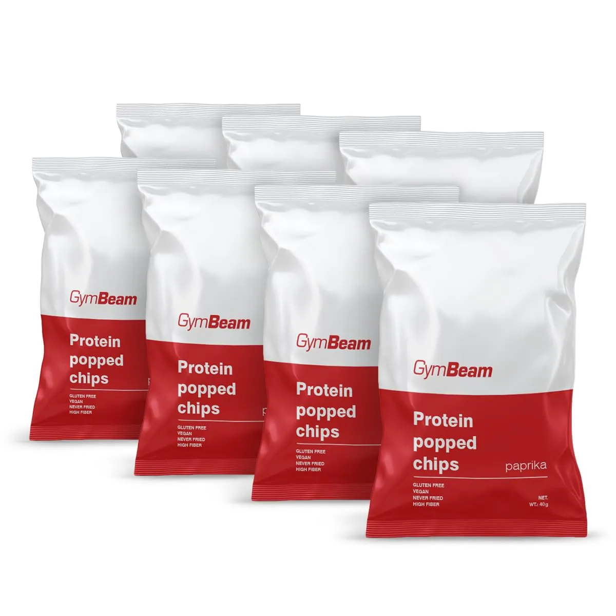 GymBeam Patatine Proteiche Chilli Lime 7x40g senza glutine