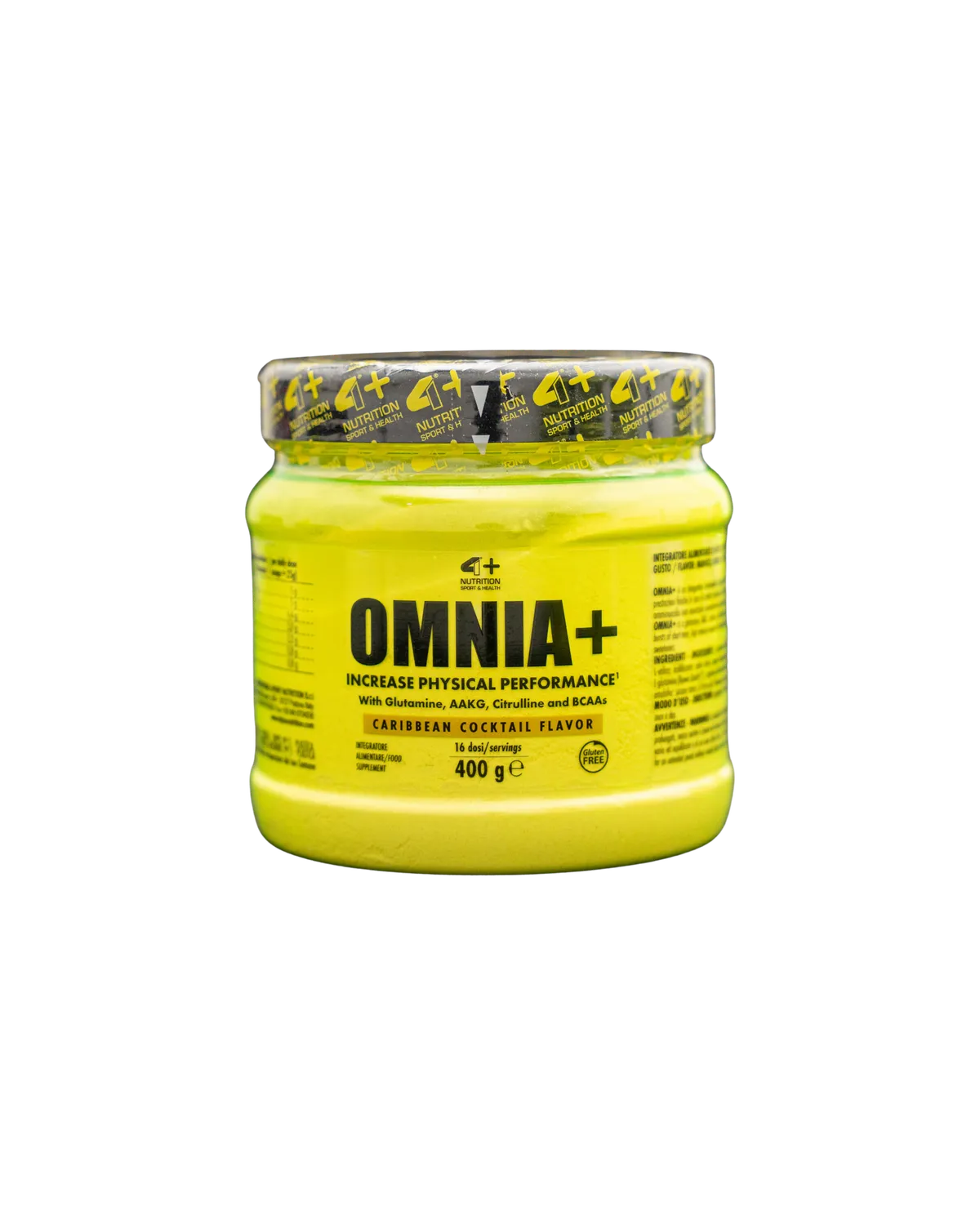 4 Plus Nutrition Omnia+ integratore 400 g Citrus Fruits con creatina