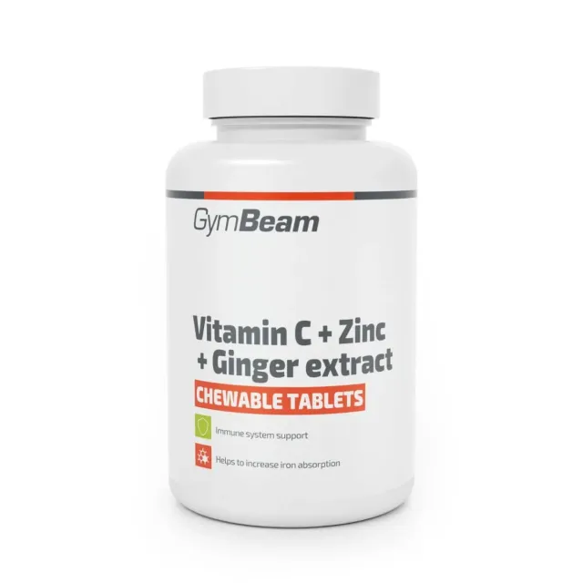 GymBeam Vitamina C Zinco integratore 90 compresse zenzero