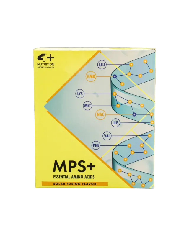 4 Plus Nutrition MPS+ Aminoacidi 30 Bustine Solar Fusion