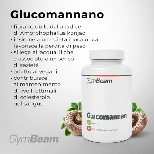 GymBeam Glucomannano Compresse 120 cpr Sazietà
