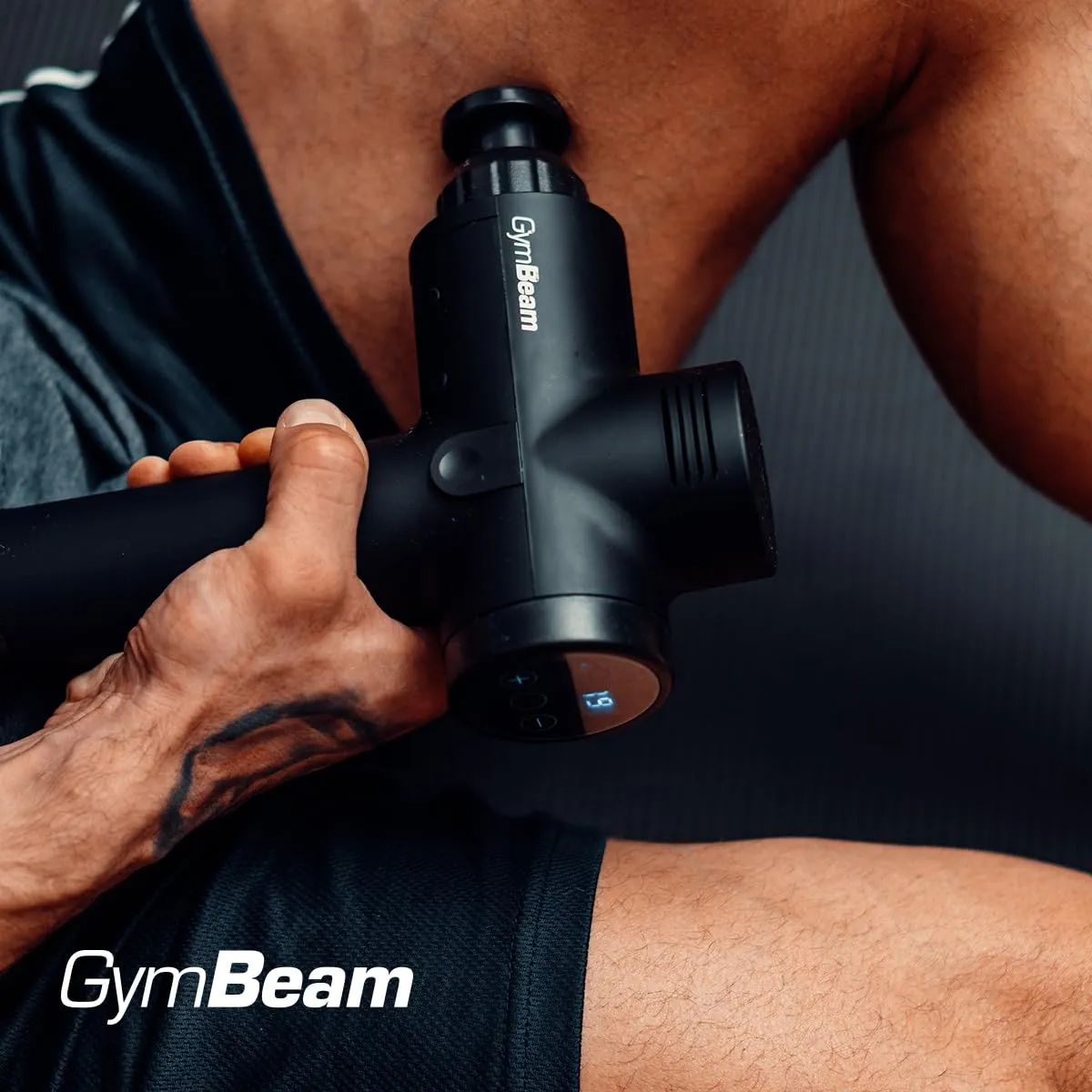 GymBeam Massage Gun VI Black 30 livelli recupero