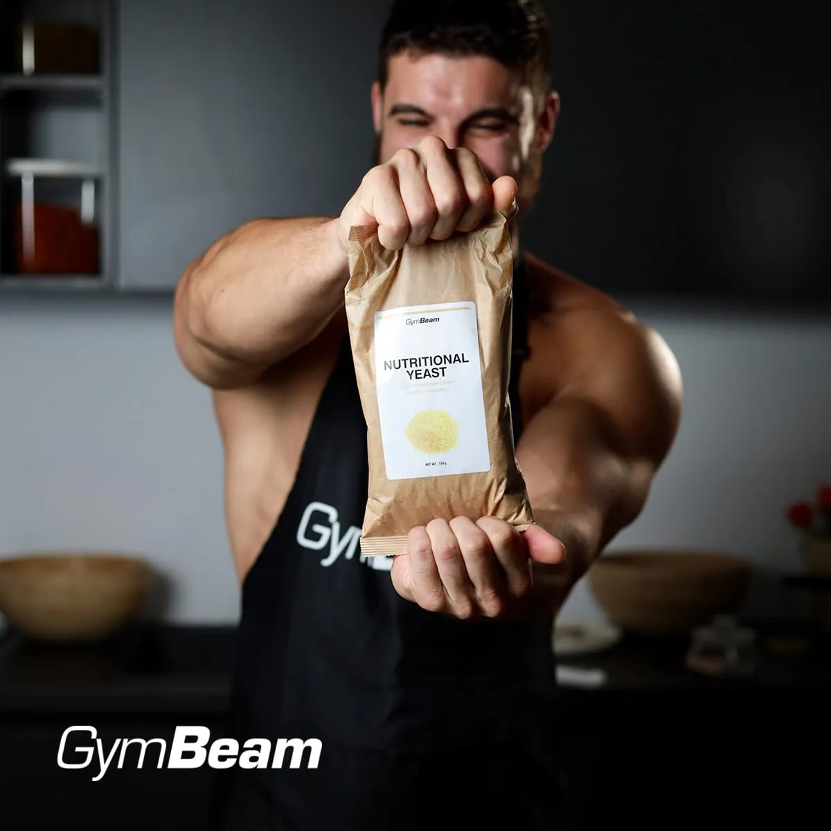 GymBeam Lievito Alimentare Scaglie 150 g Parmigiano Vegano