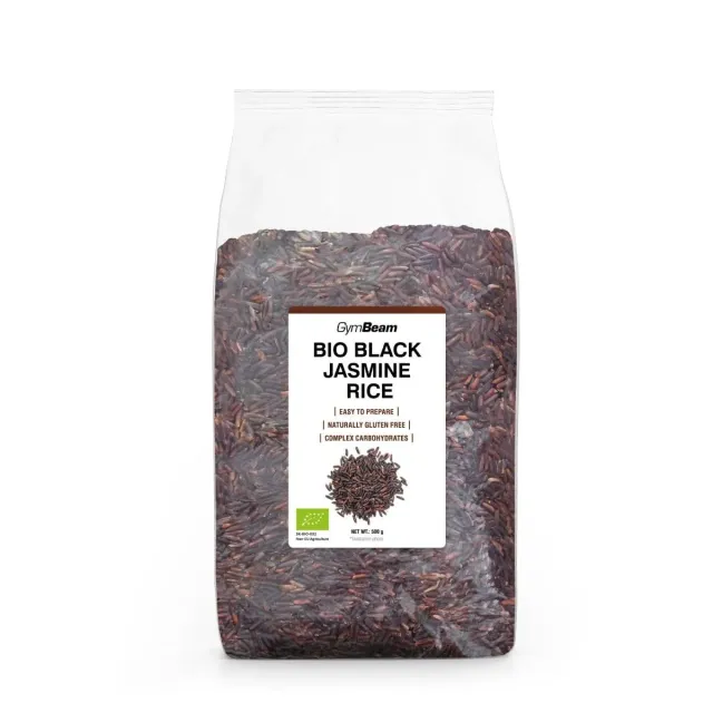 GymBeam Riso Nero Jasmine Bio riso 500 g