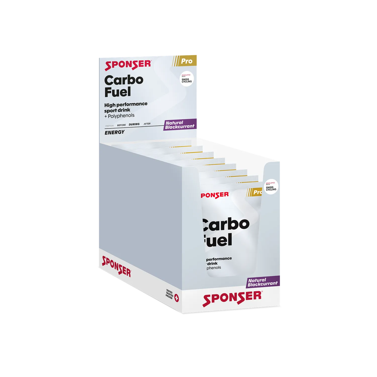 Sponser Carbo Fuel Blackcurrant bevanda 83g bustina