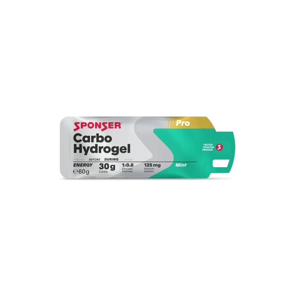 Sponser Carbo Hydrogel Mint gel carboidrati 60g 30g