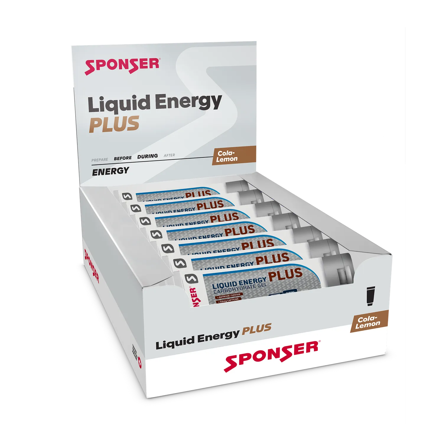 Sponser Liquid Energy Plus gel Cola-Lemon tubo 70 g con caffeina