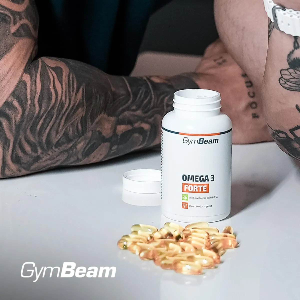 GymBeam Omega 3 Forte Capsule 90 cps Olio Pesce 1000 mg EPA DHA