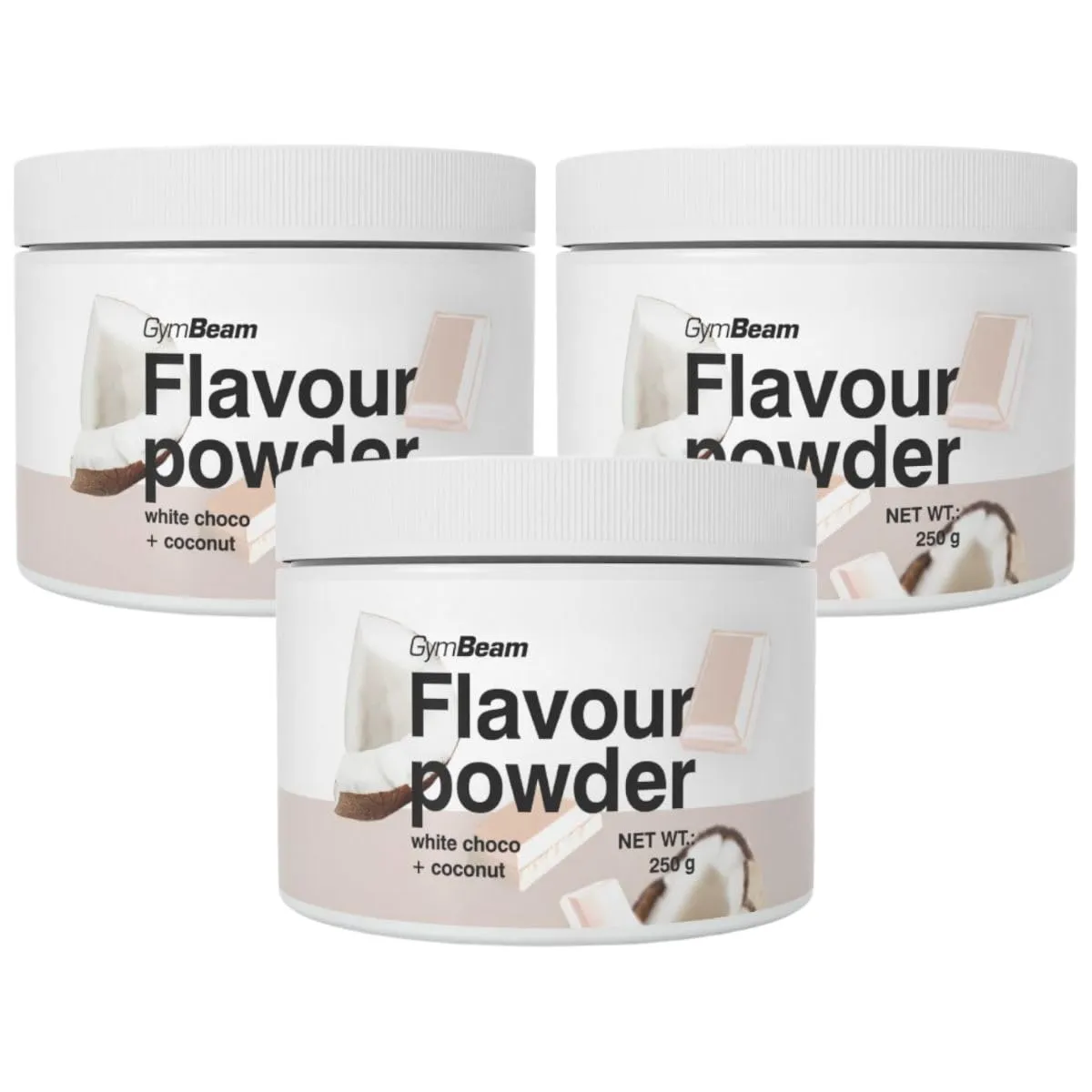 GymBeam Flavour Powder Banana Choco Chips 250g 10 kcal