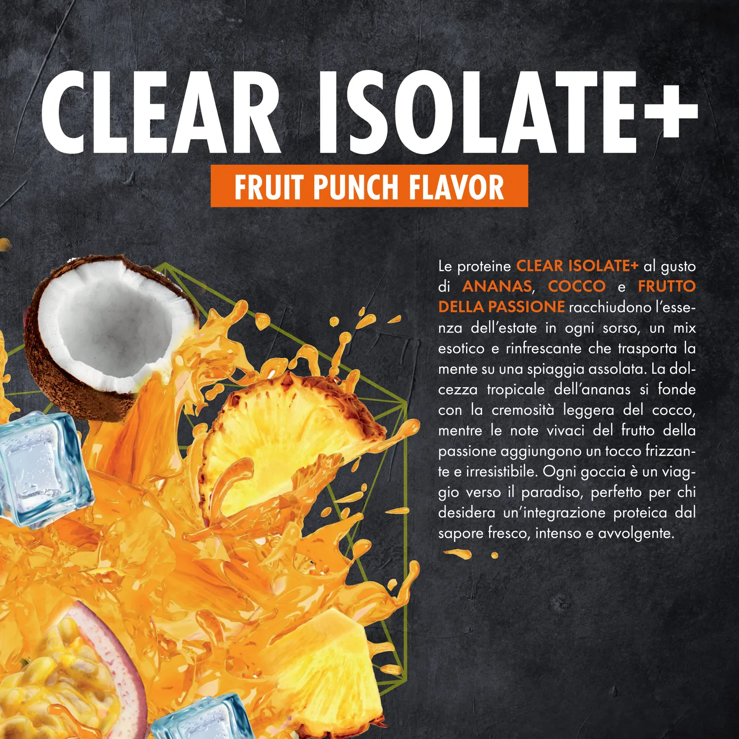 4 Plus Nutrition Clear Isolate+ proteine isolate 450 g senza zuccheri