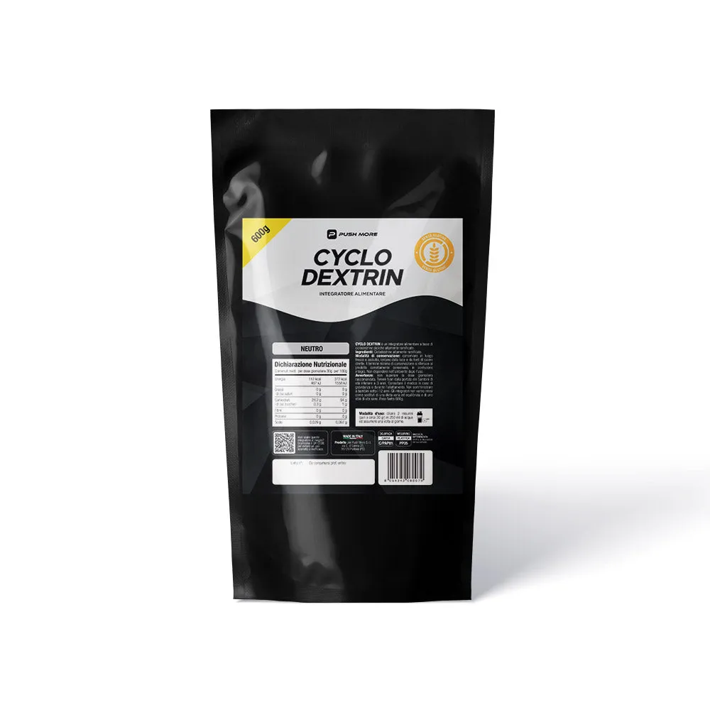 Push More Cyclo Dextrin carboidrati 900 g arancia Cluster Dextrin