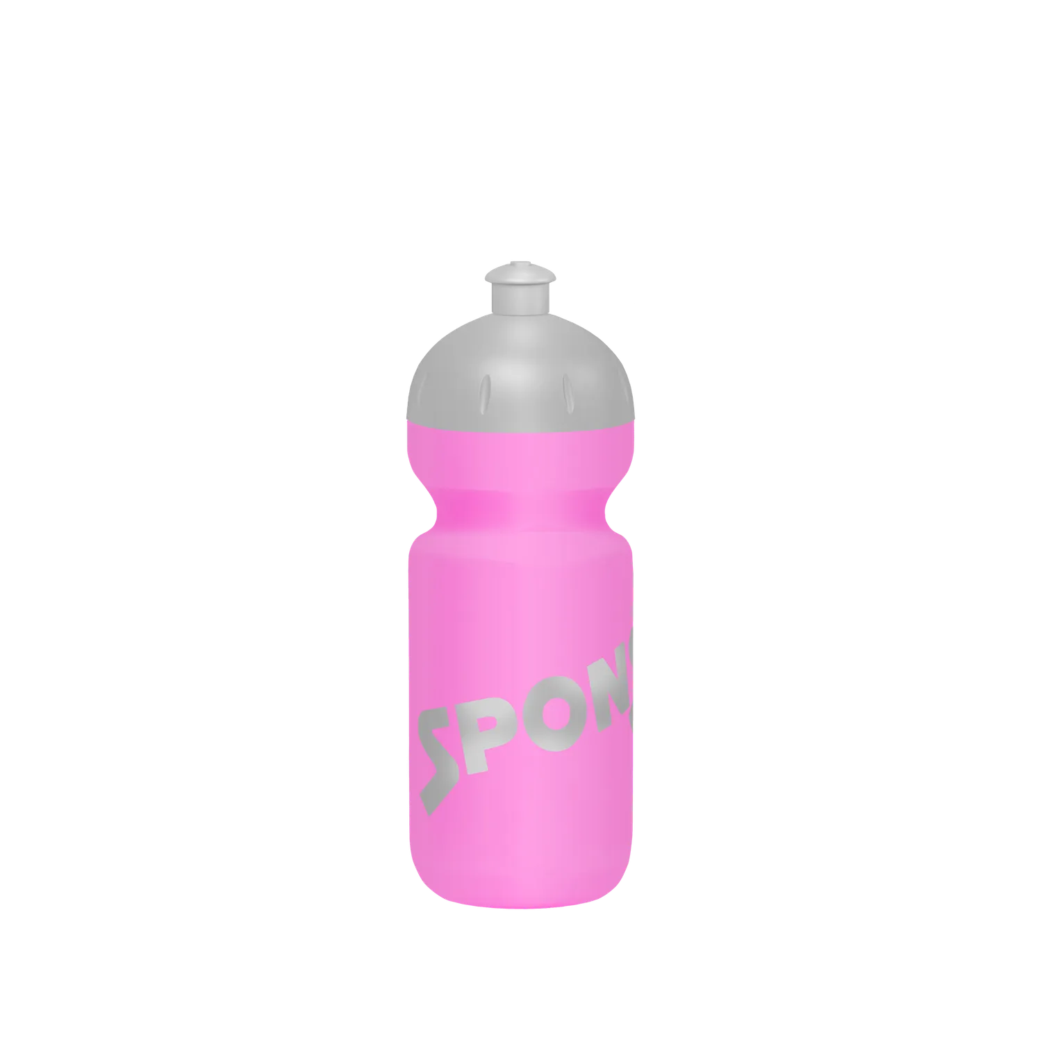 Sponser Bidon borraccia 500 ml trasparente rosso sport