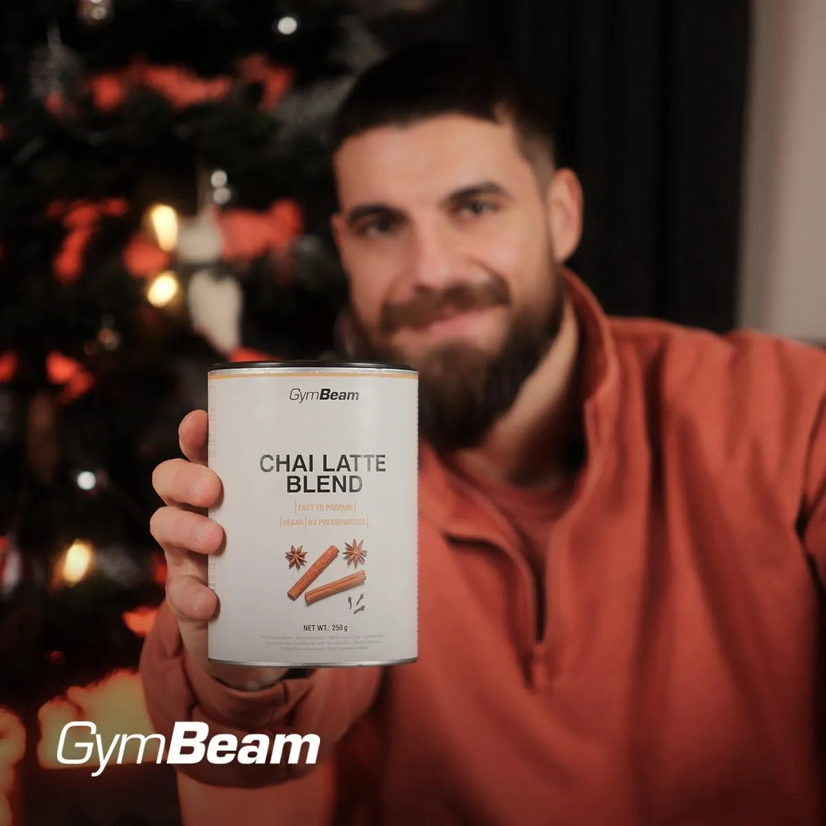 GymBeam Chai Latte miscela 250 g tè nero speziato