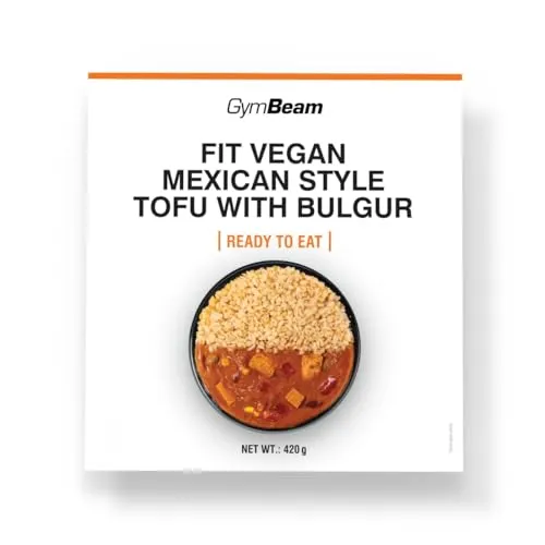 GymBeam FIT Tofu Messicana Bulgur Pasto Vegano