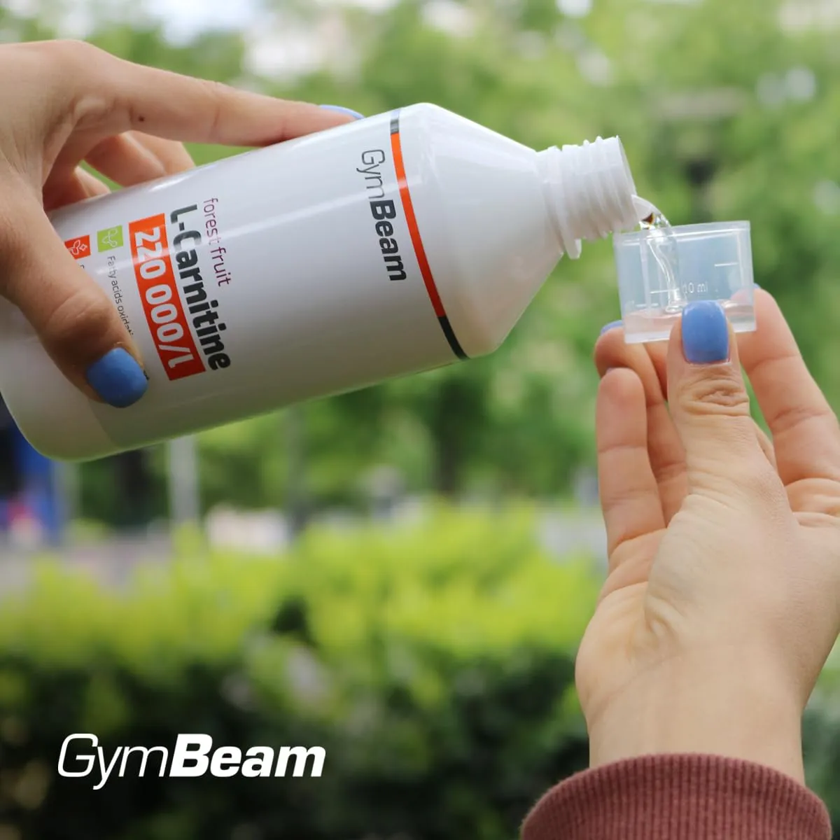 GymBeam L-Carnitina Liquida 1000 ml gusto Arancia