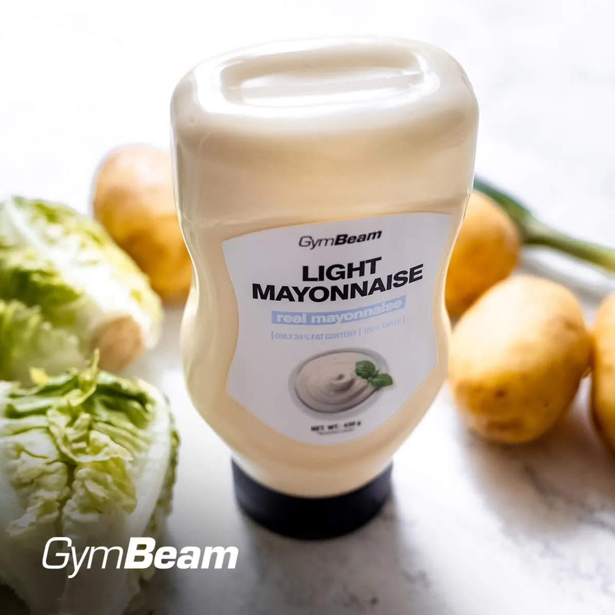 GymBeam Maionese Light 430 ml senza zuccheri