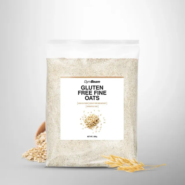 GymBeam Fiocchi Avena Fini senza glutine 500 g fibre