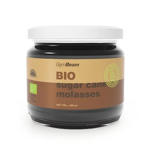GymBeam Melassa Zucchero di Canna BIO Dolcificante 360 ml Miele