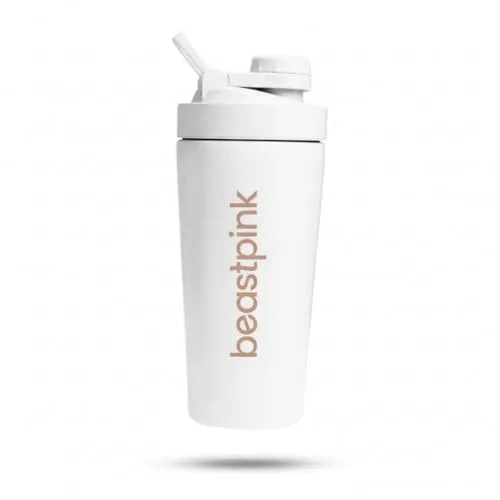 GymBeam Steel Shaker Termico Acciaio 650 ml Doppia Parete