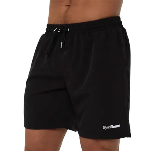 GymBeam Black costume da bagno uomo nero asciugatura rapida
