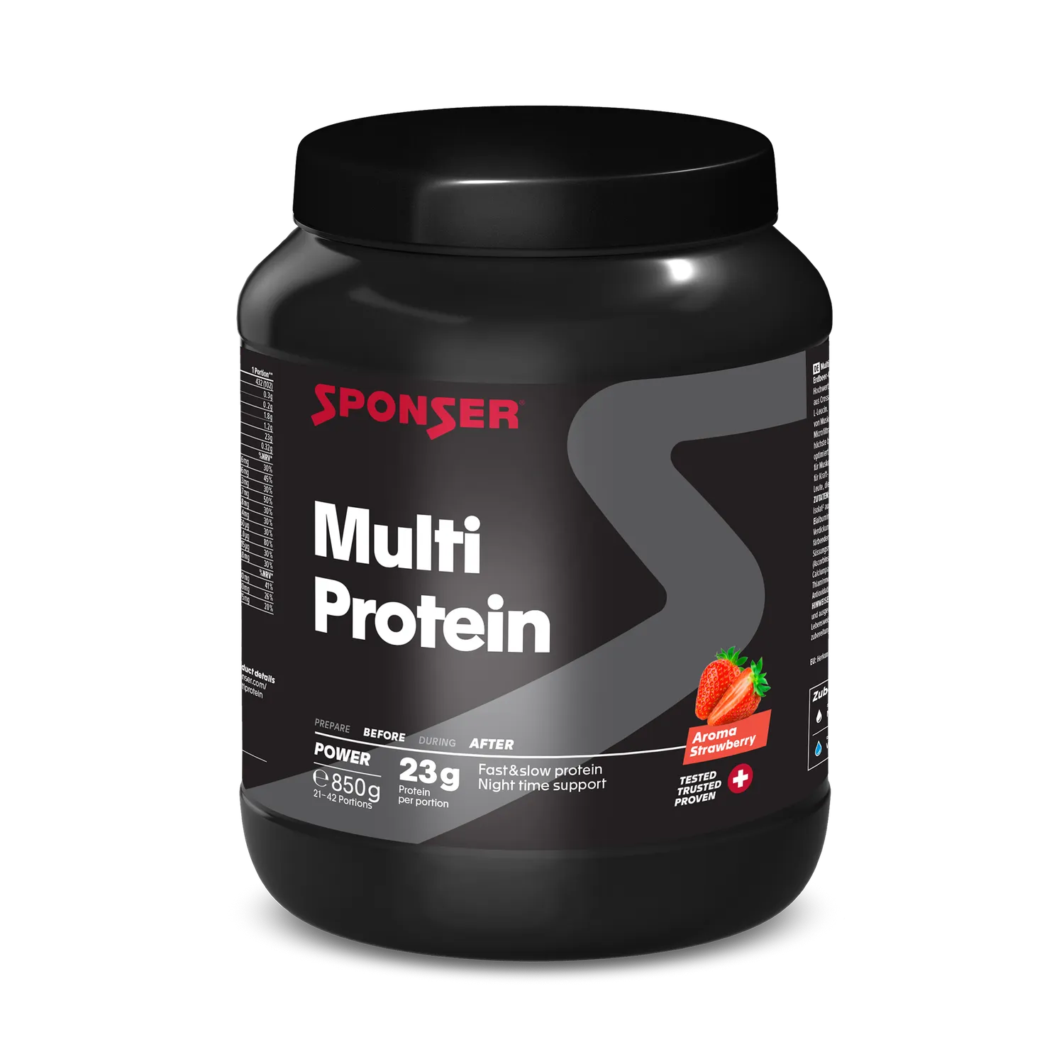 Sponser Multi Protein Fragola 425g Proteine Forza e Recupero